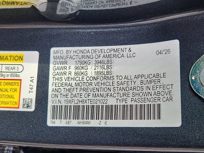 2026 Honda Civic Sport