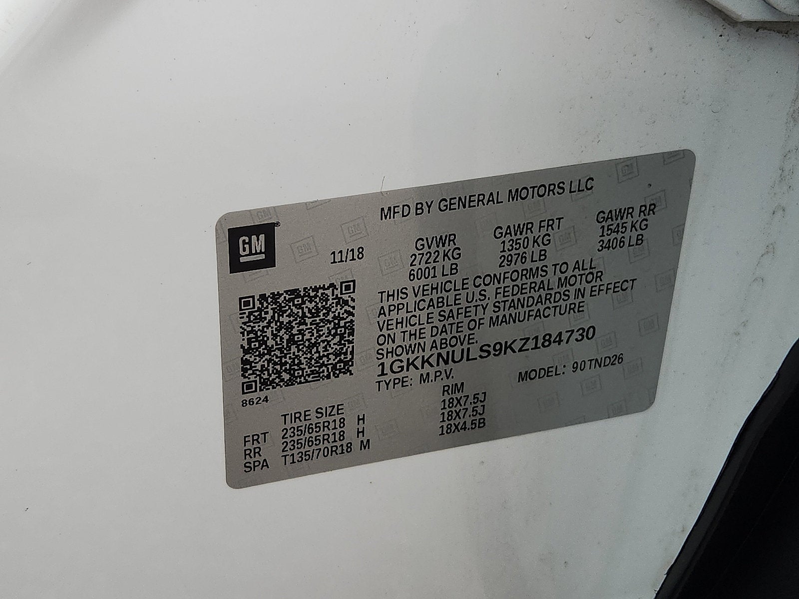 2019 GMC Acadia SLT