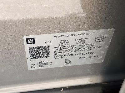 2019 Cadillac XT5 Luxury FWD