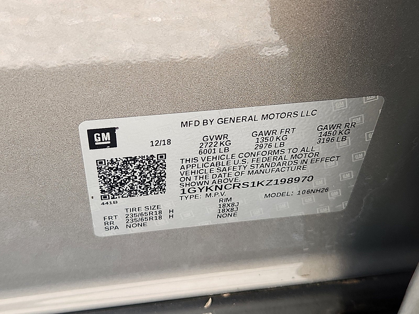 2019 Cadillac XT5 Luxury FWD