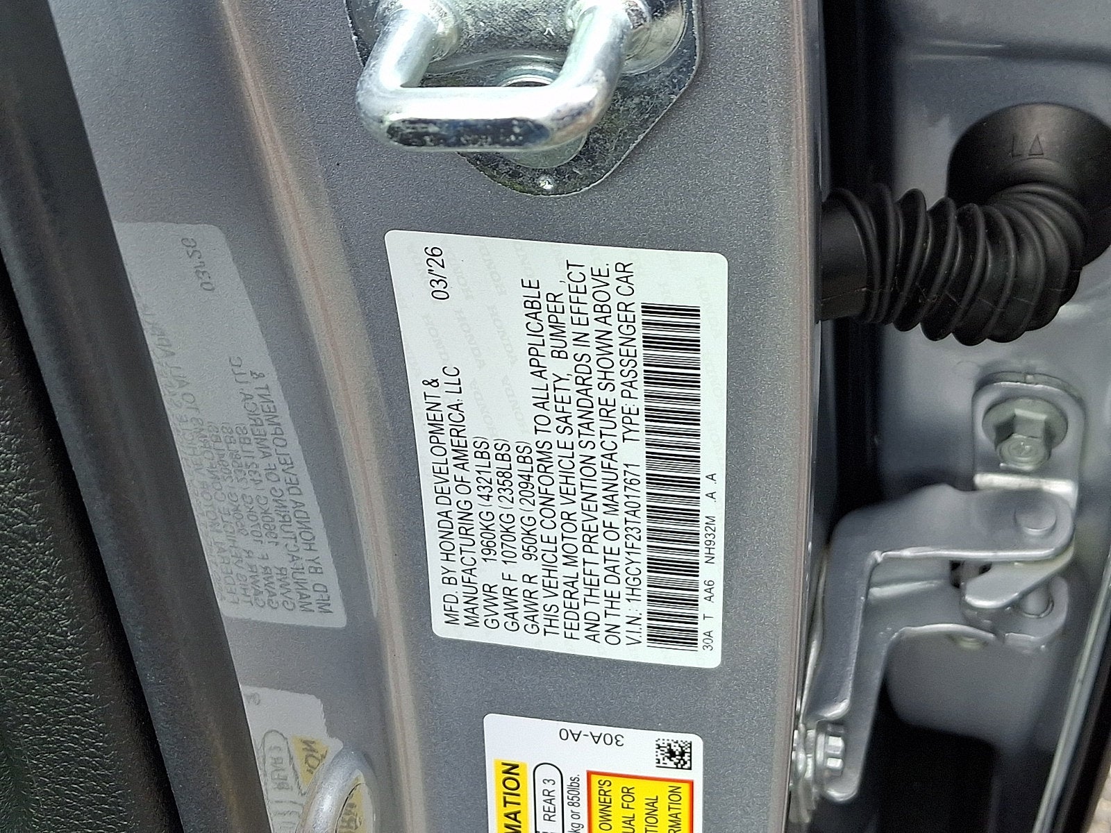 2026 Honda Accord LX