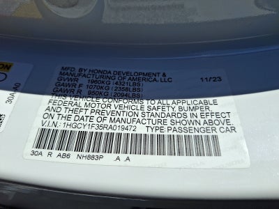 2024 Honda Accord EX