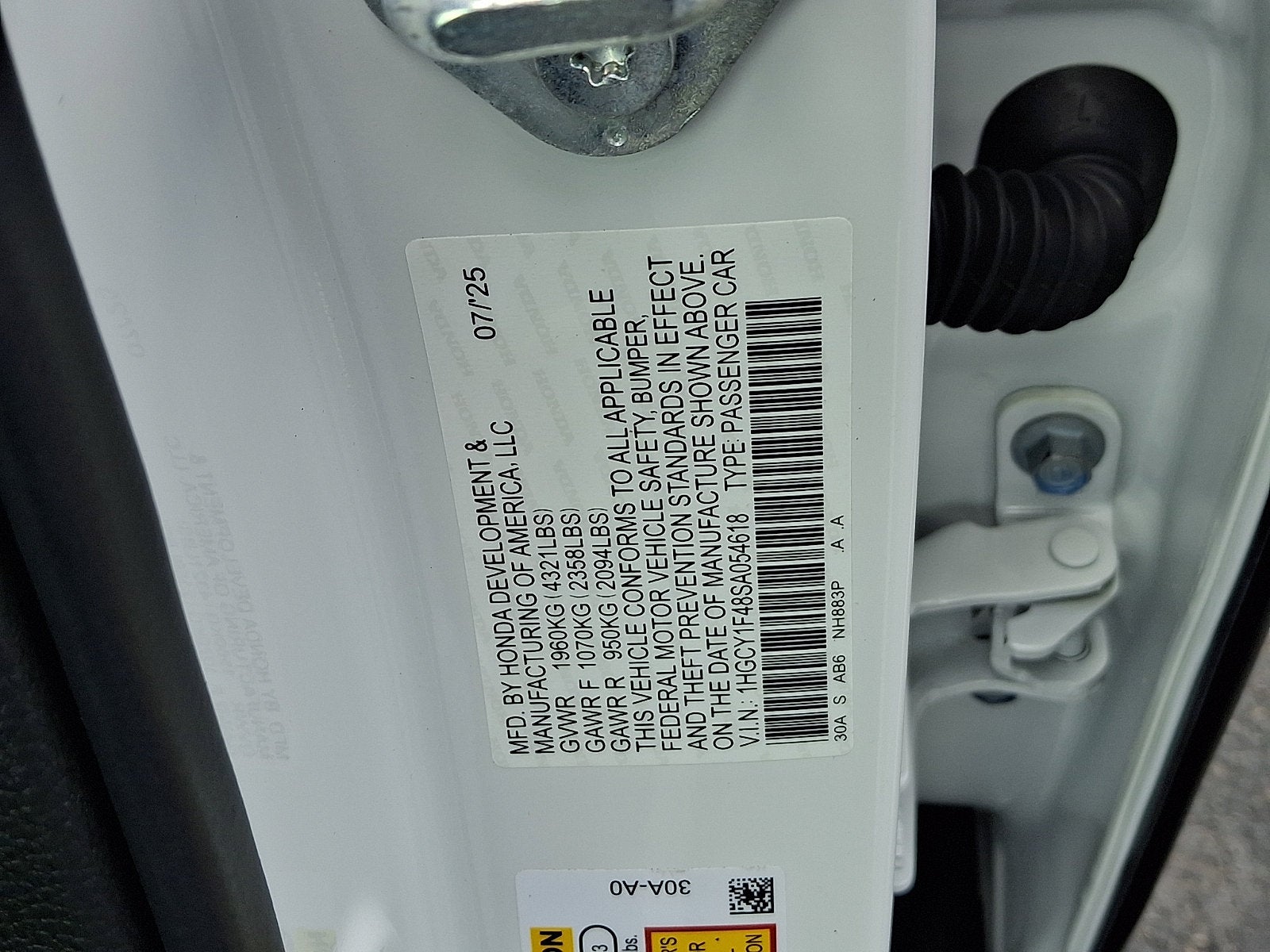 2025 Honda Accord SE