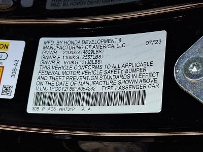 2023 Honda Accord Touring