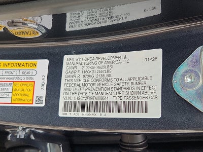 2026 Honda Accord Touring