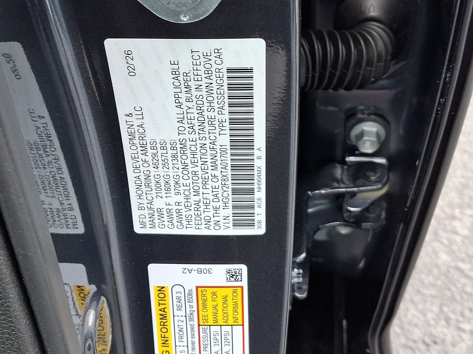 2026 Honda Accord Touring