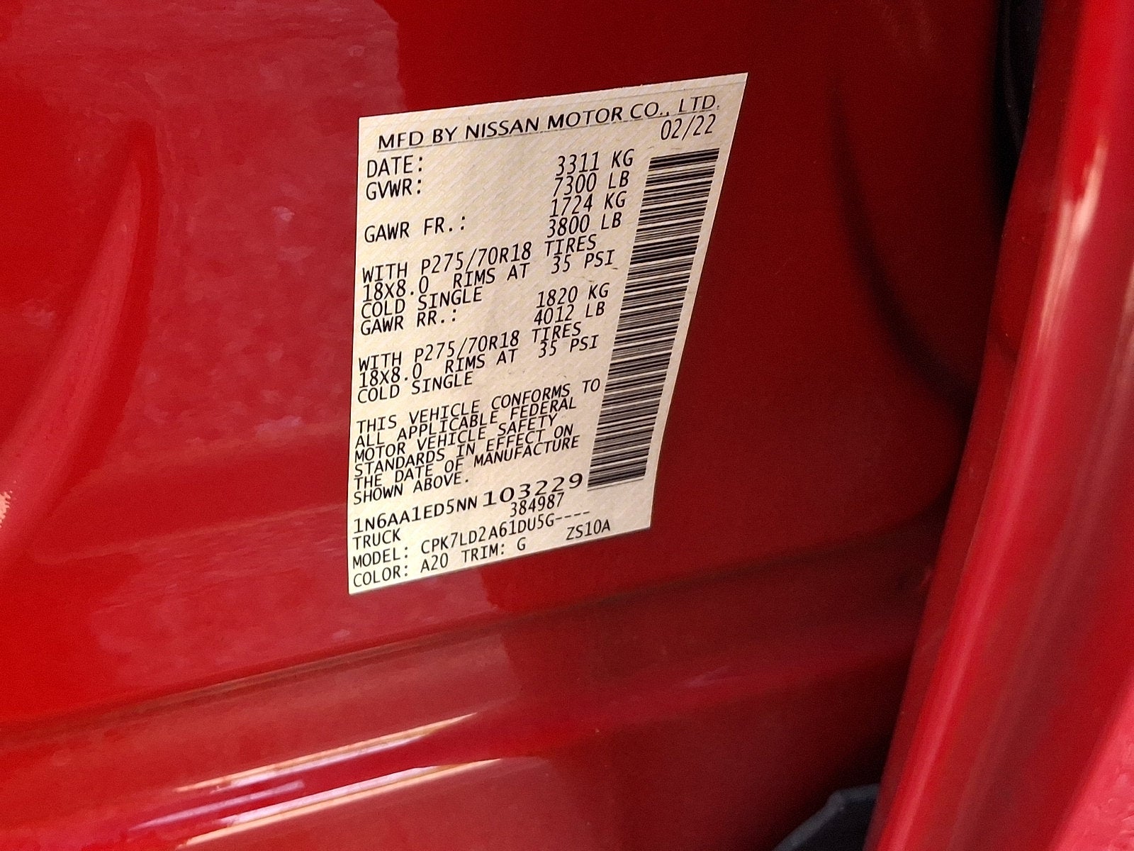 2022 Nissan Titan PRO-4X