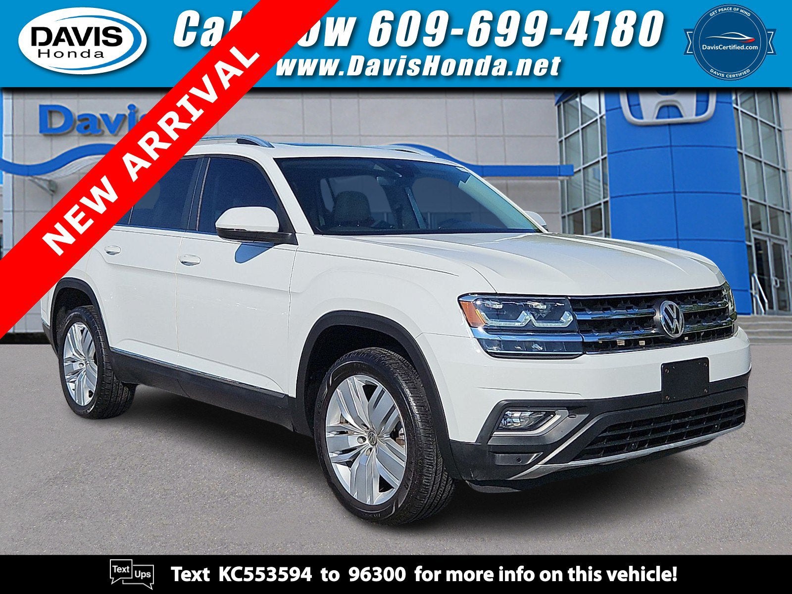 2019 Volkswagen Atlas 3.6L V6 SEL