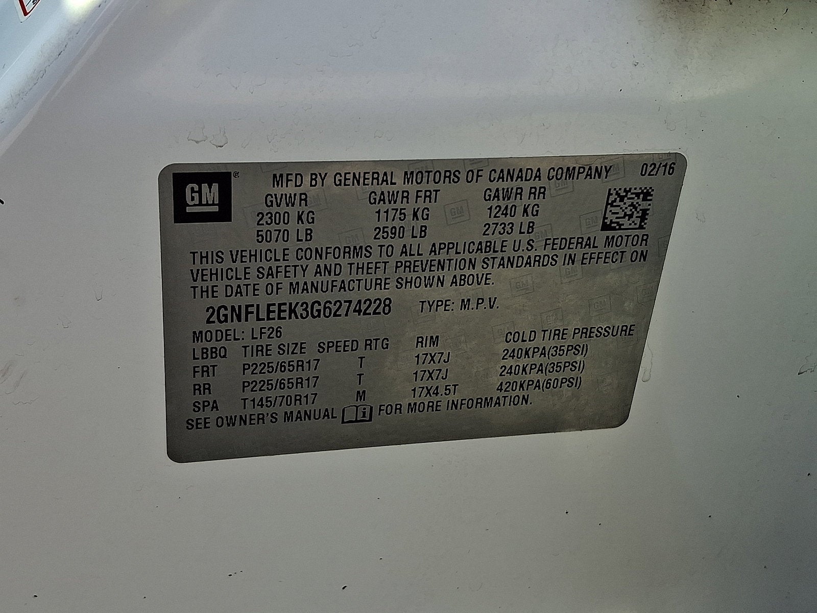 2016 Chevrolet Equinox LS