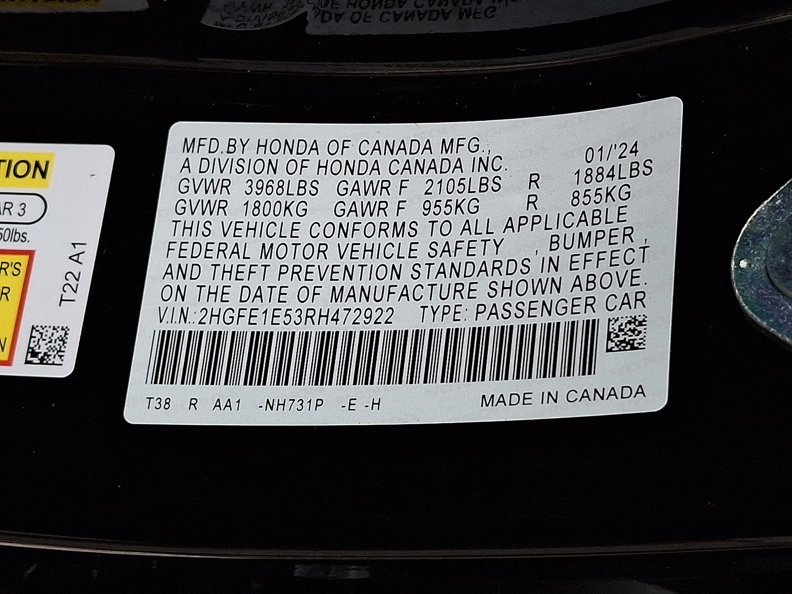 2024 Honda Civic Sedan
