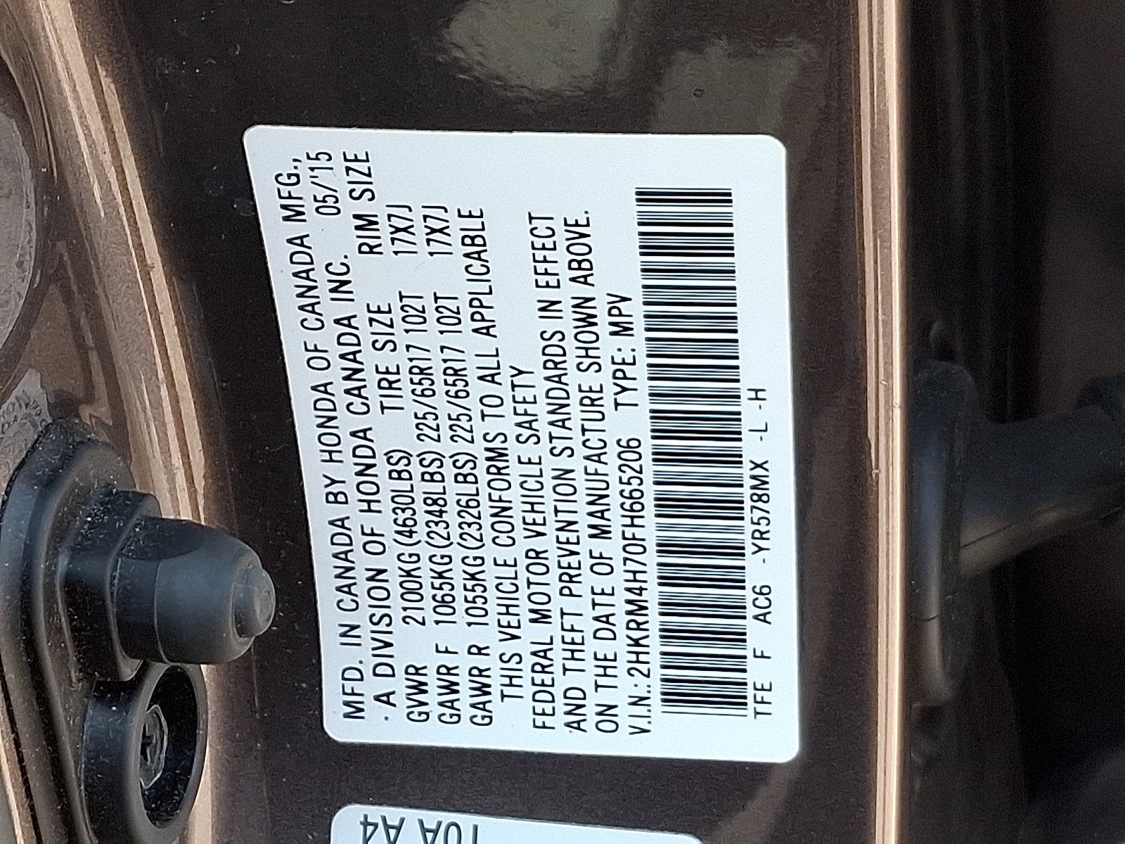 2015 Honda CR-V EX-L