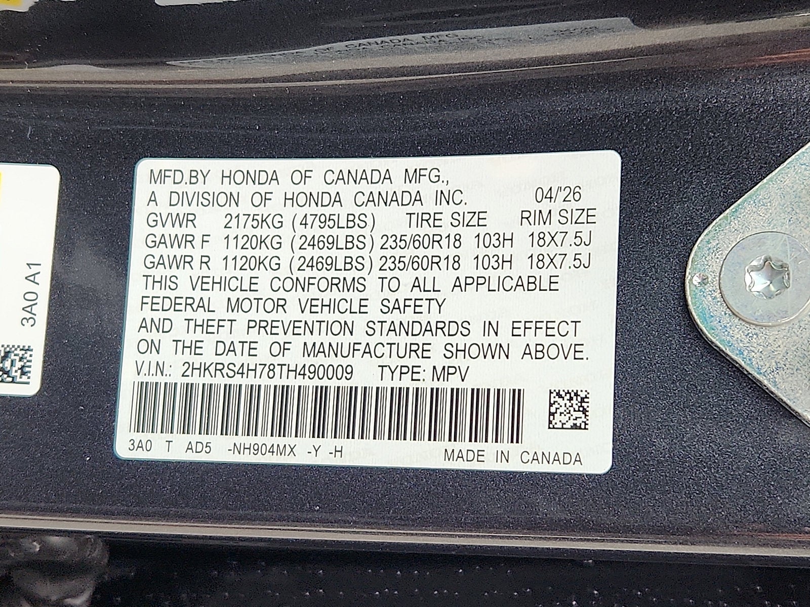 2026 Honda CR-V EX-L