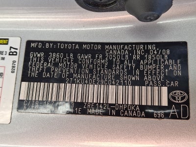 2009 Toyota Matrix 4dr Wgn Man FWD (Natl)