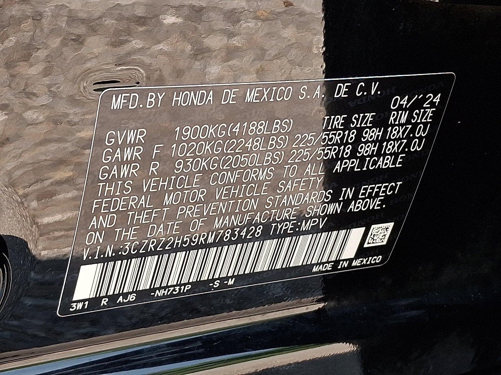2024 Honda HR-V Sport