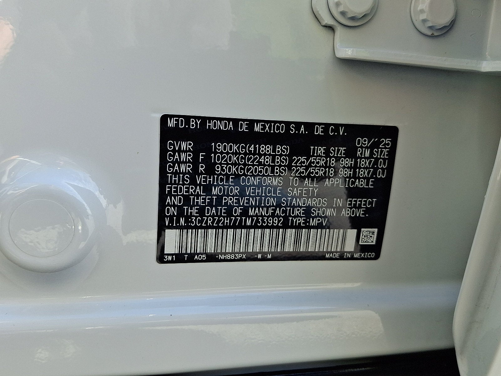 2026 Honda HR-V EX-L