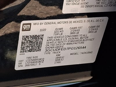 2023 Chevrolet Silverado 1500 LT Trail Boss