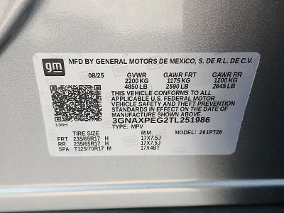 2026 Chevrolet Equinox AWD LT