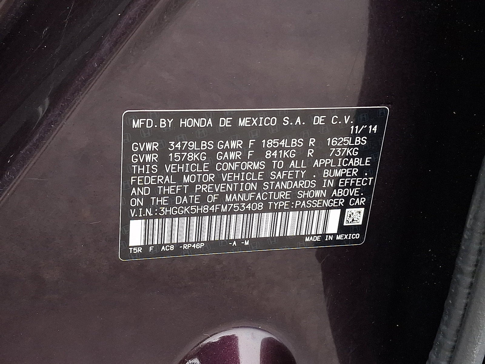 2015 Honda Fit EX