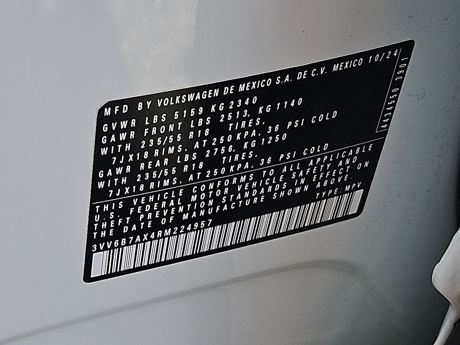 2024 Volkswagen Tiguan Wolfsburg Edition