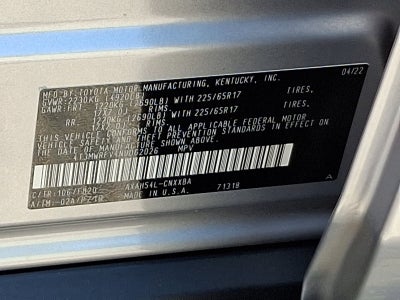 2022 Toyota RAV4 Hybrid LE