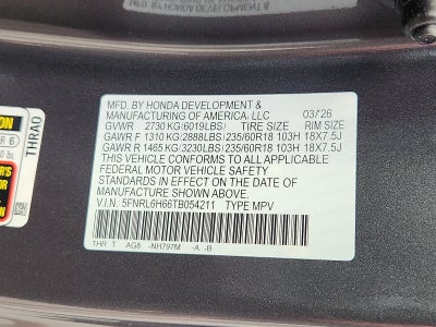 2026 Honda Odyssey EX-L