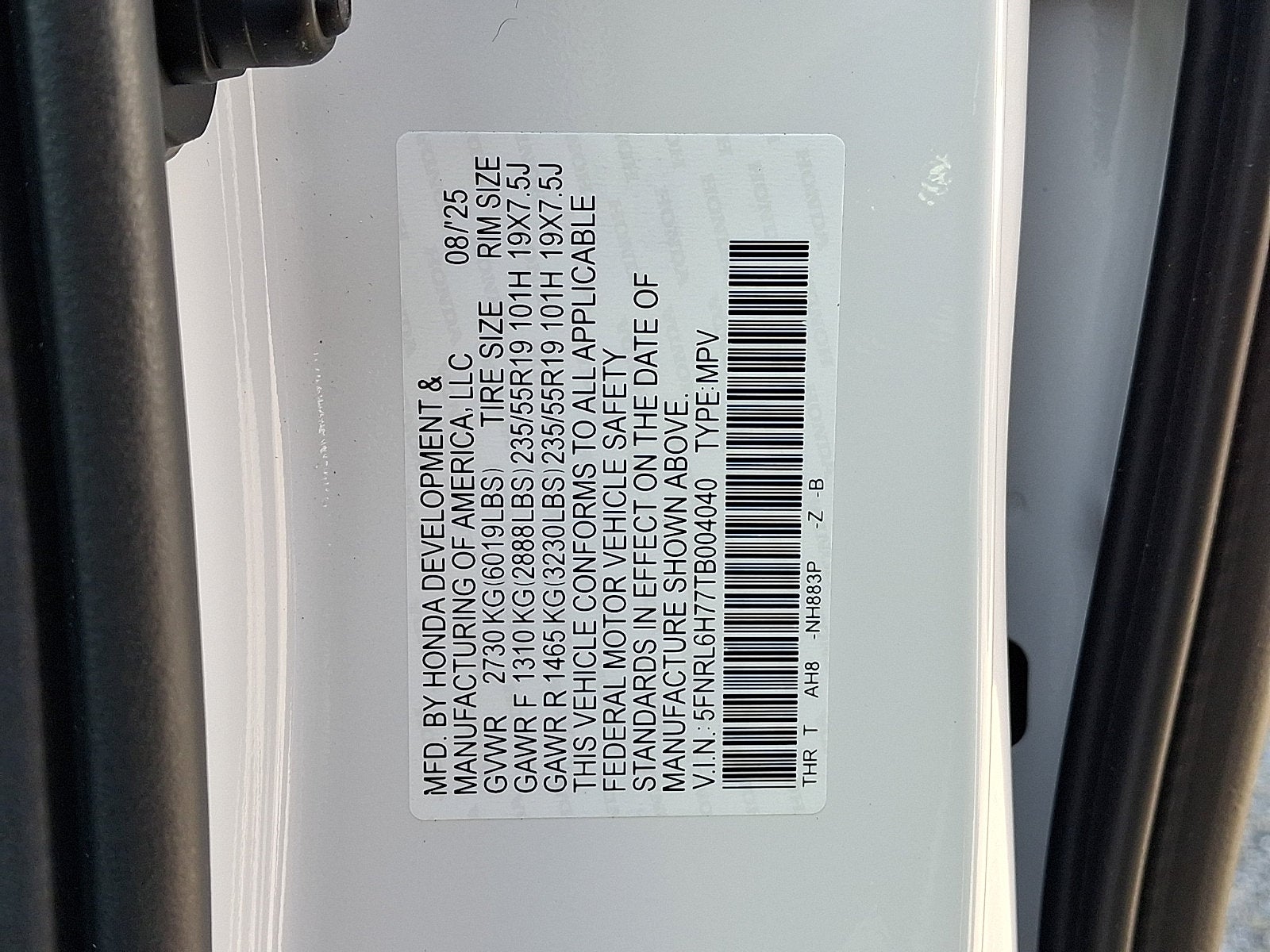 2026 Honda Odyssey Sport-L