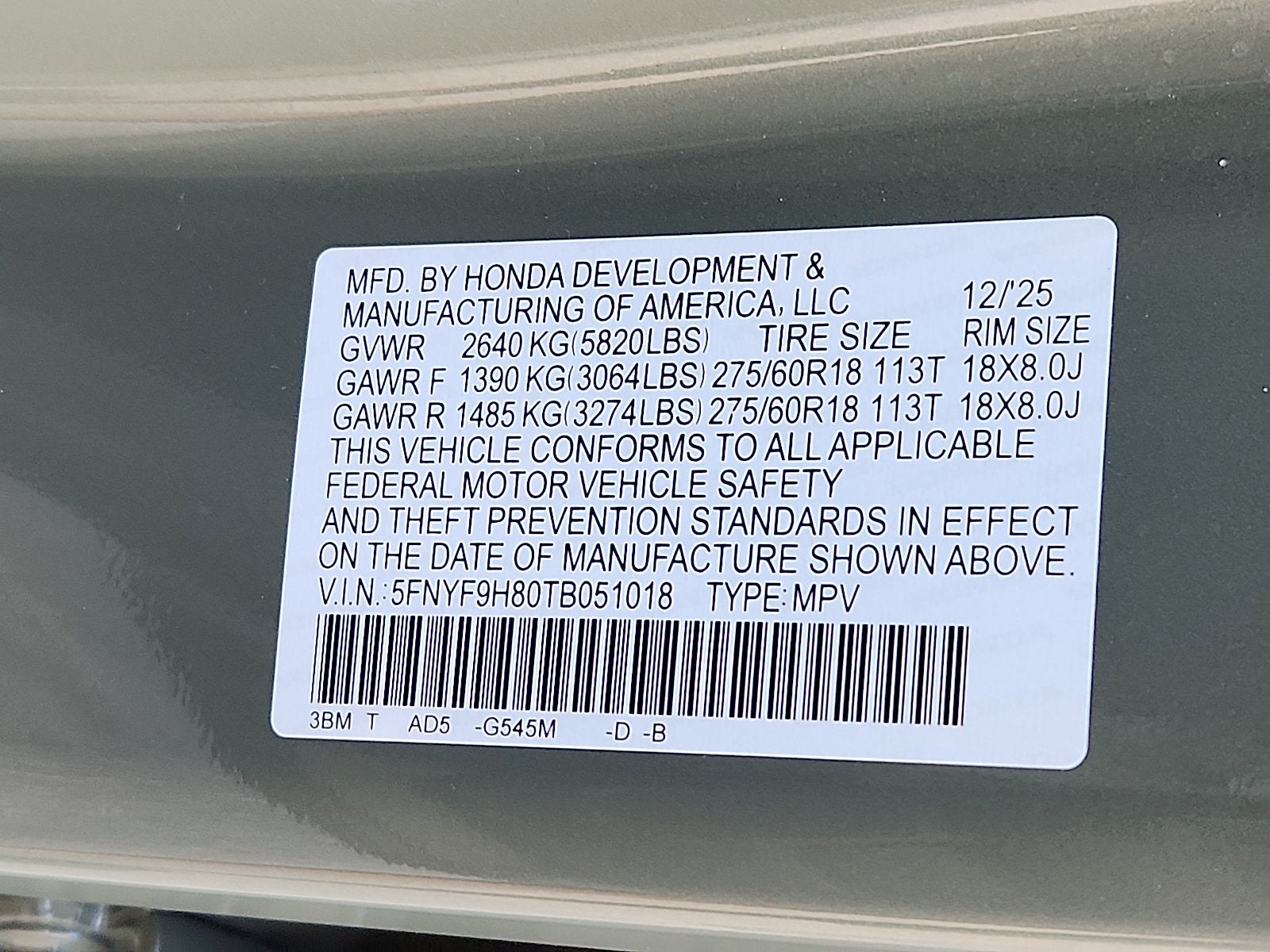 2026 Honda Passport TrailSport Elite
