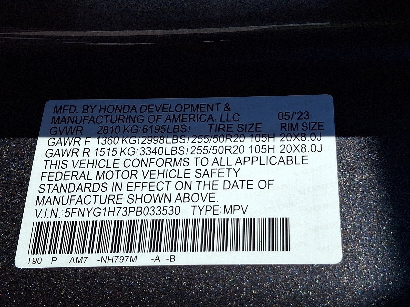 2023 Honda Pilot Touring