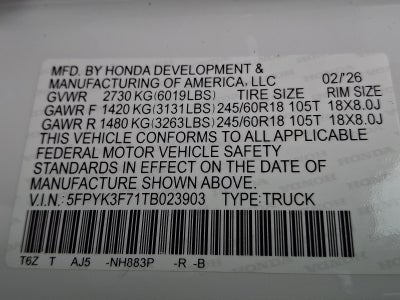 2026 Honda Ridgeline TrailSport+