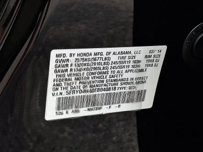 2014 Acura MDX Tech Pkg