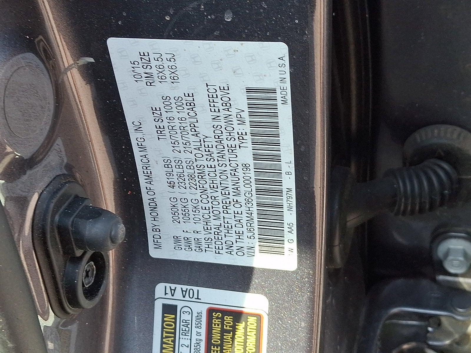 2016 Honda CR-V LX