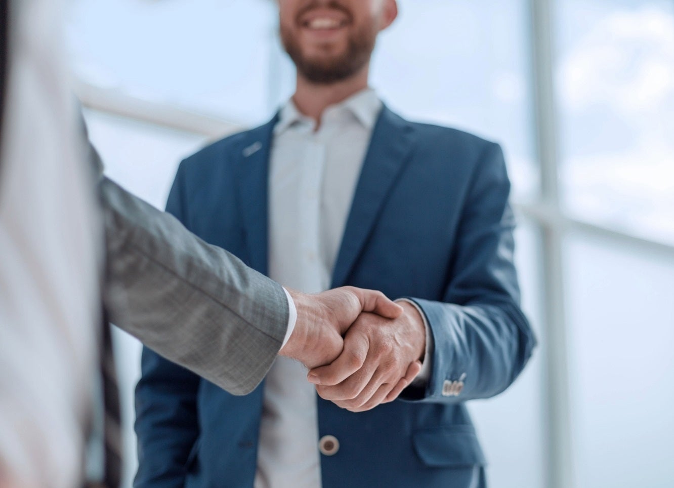 Professionals Shaking Hands