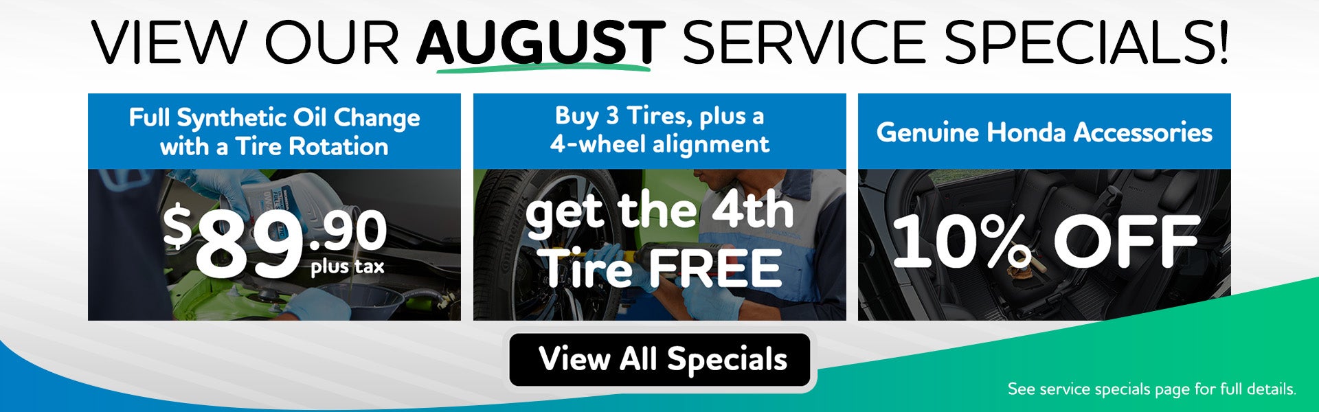 View Service Specials ! at Davis Honda in Burlington NJ