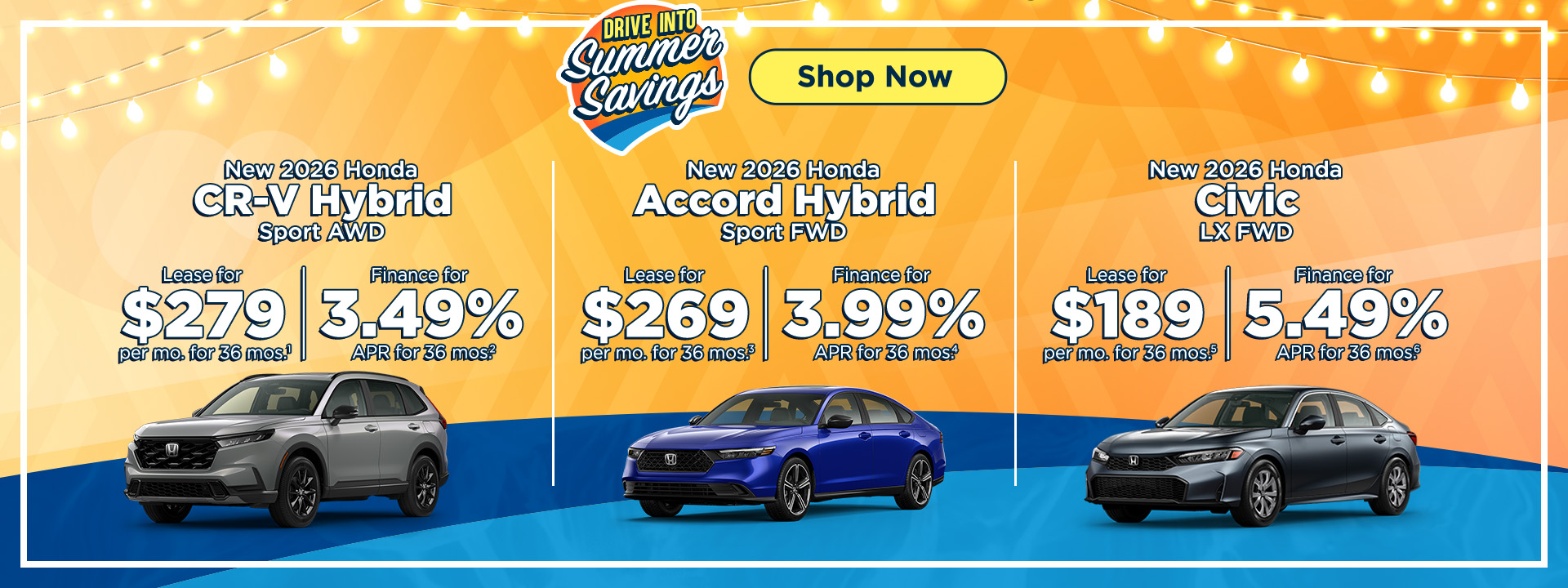 2026 Honda CR-V Hybrid , Accord Hybrid & Civic at Davis Honda 